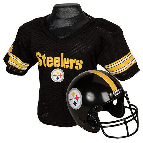 Child Pittsburgh Steelers Helmet & Jersey Set Image #1