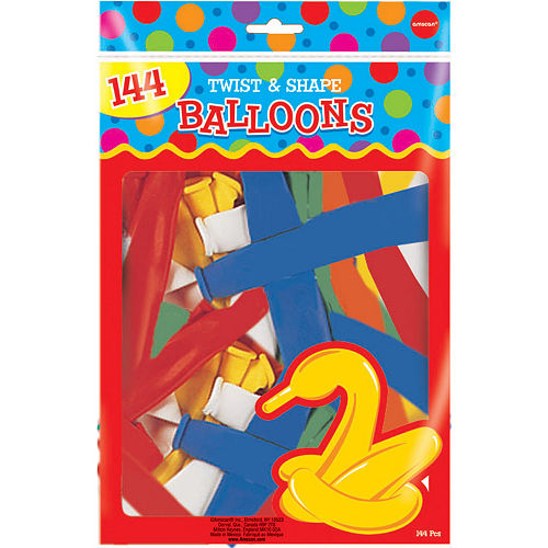 Animal Twist & Shape Balloons 144ct Image #1