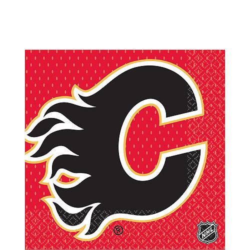 Nav Item for Calgary Flames Lunch Napkins 16ct Image #1