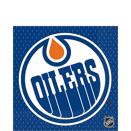 Edmonton Oilers Lunch Napkins 16ct Image #1
