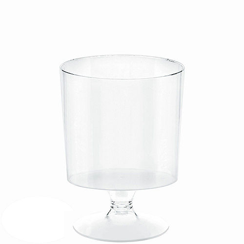 Mini CLEAR Plastic Pedestal Cups 10ct Image #1