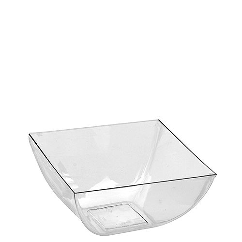 Nav Item for Mini CLEAR Plastic Square Bowls 10ct Image #1