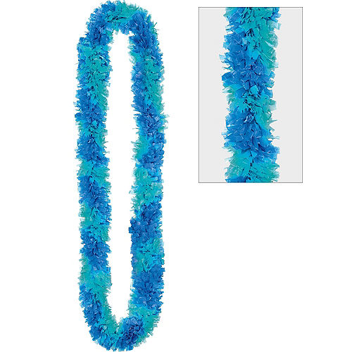 Nav Item for Two-Tone Blue Lei Image #1