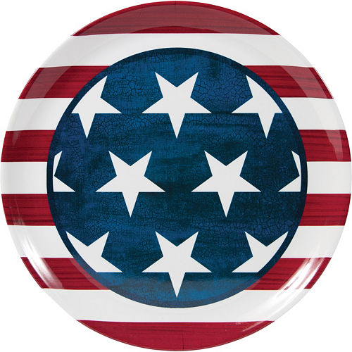 Nav Item for American Flag Platter Image #1