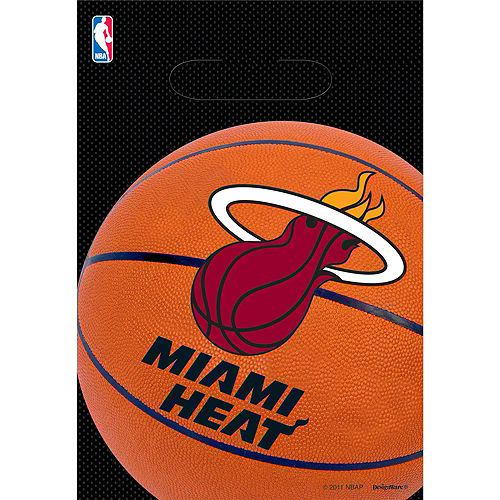 Nav Item for Miami Heat Favor Bags 8ct Image #1