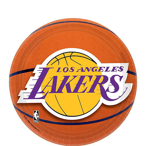 Los Angeles Lakers Dessert Plates 8ct Image #1