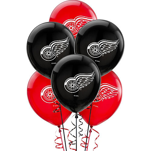 Nav Item for Detroit Red Wings Balloons 6ct Image #1