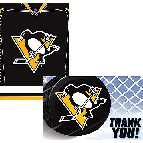 Pittsburgh Penguins Invitations & Thank You Notes for 8 Image #1
