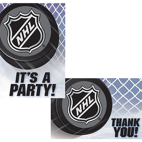 Nav Item for NHL Hockey Invitations & Thank You Notes for 8 Image #1