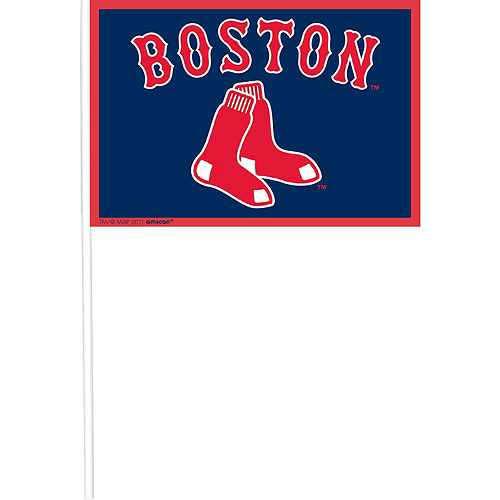 Nav Item for Boston Red Sox Mini Flags 12ct Image #1