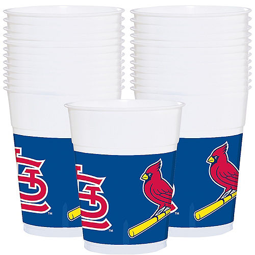 Nav Item for St. Louis Cardinals Plastic Cups 25ct Image #1