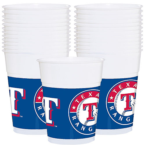 Texas Rangers Plastic Cups 25ct Image #1