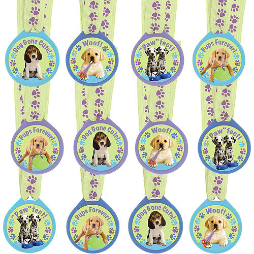 Party Pups Award Medals 12ct Image #1