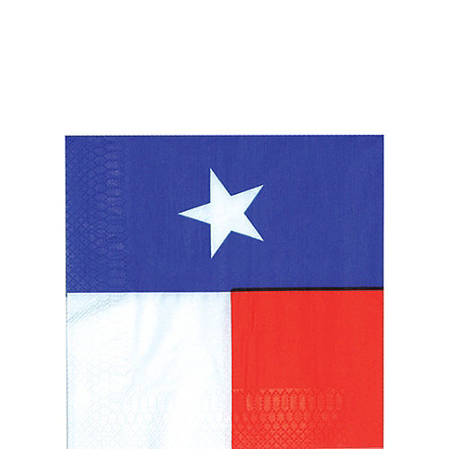 Texas Flag Beverage Napkins 16ct Image #1
