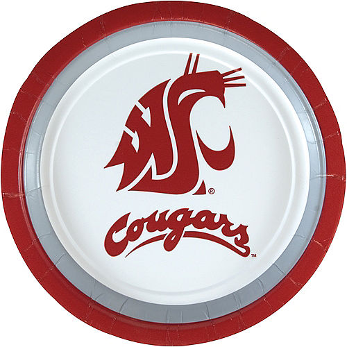 Washington State Cougars Lunch Plates 10ct Image #1