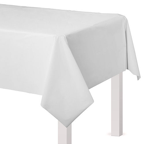 Nav Item for White Plastic Table Cover Image #1