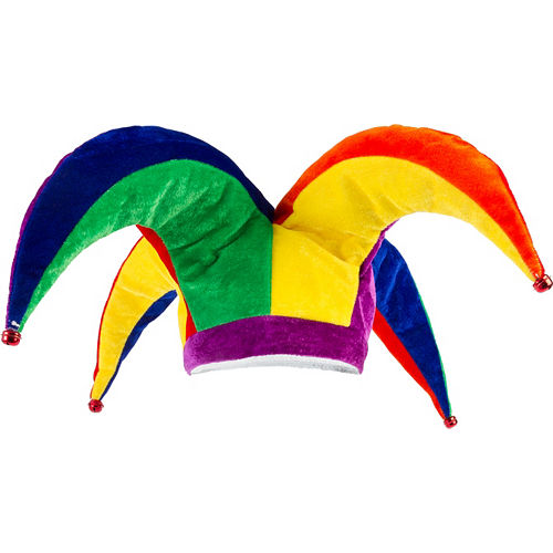 Nav Item for Rainbow Jester Hat Image #1