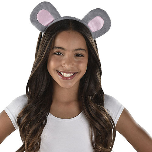 Child Gray Mouse Ears Headband Image #1
