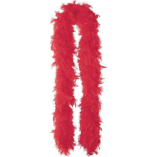 Nav Item for Red Feather Boa Image #1