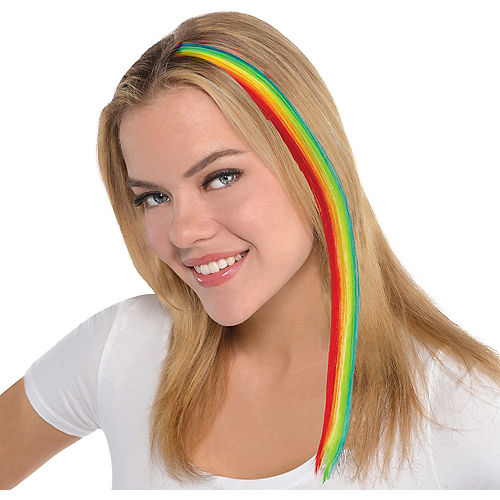 Rainbow Hair Extension Image #1