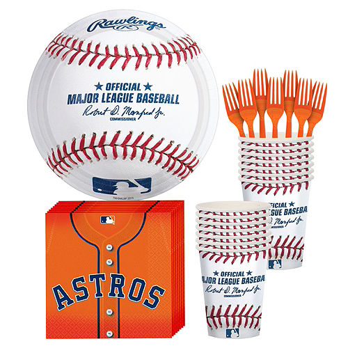Houston Astros Party Kit for 16 Guests Image #1