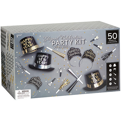 Kit For 50 - Elegant Celebration New Year's Party Kit Image #2