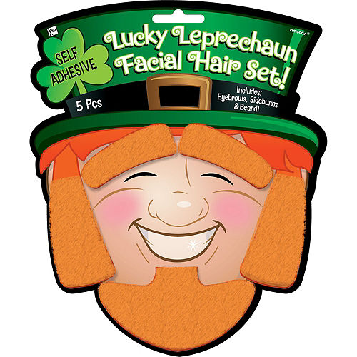 Leprechaun Facial Hair Set Image #2