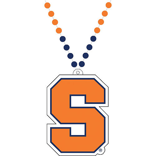 Nav Item for Syracuse Orange Pendant Bead Necklace Image #1
