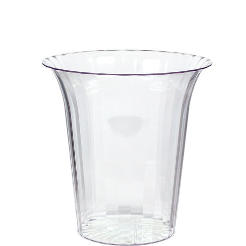 Nav Item for CLEAR Plastic Flared Cylinder Container Image #1