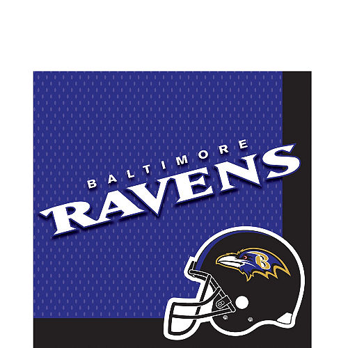 Baltimore Ravens Lunch Napkins 36ct Image #1