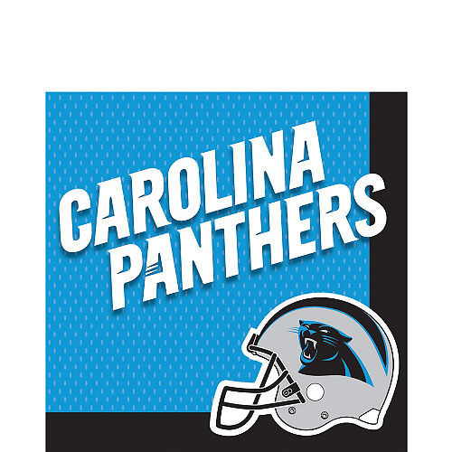 Carolina Panthers Lunch Napkins 36ct Image #1