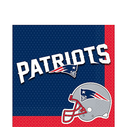 Nav Item for New England Patriots Lunch Napkins 36ct Image #1