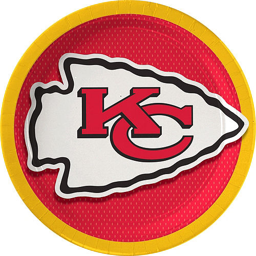 Kansas City Chiefs Lunch Plates 18ct Image #1