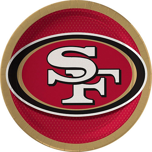 San Francisco 49ers Lunch Plates 18ct Image #1