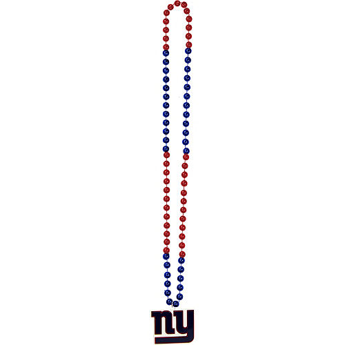 Nav Item for New York Giants Bead Necklace Image #2