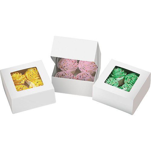 Nav Item for Wilton White Cupcake Boxes 3ct Image #1