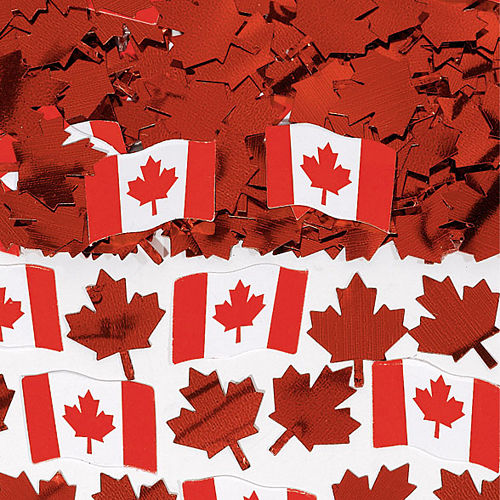 Canadian Flag Confetti 0.5oz Image #1