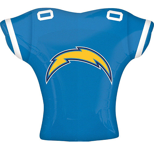 Nav Item for Los Angeles Chargers Balloon - Jersey Image #2