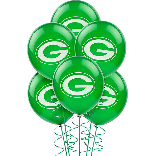 Nav Item for Green Bay Packers Balloons 6ct Image #1