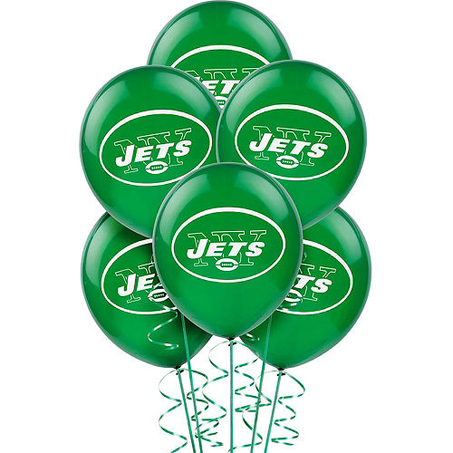 Nav Item for New York Jets Balloons 6ct Image #1