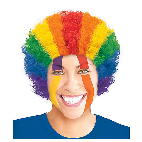Nav Item for Rainbow Curly Wig Image #1
