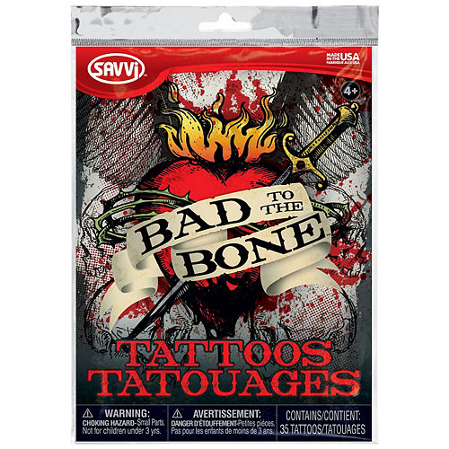 Nav Item for Bad to the Bone Tattoos 35ct Image #4