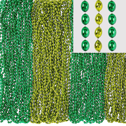 Green Bead Necklaces 100ct Image #1