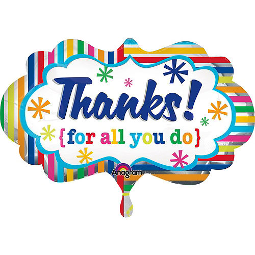 Nav Item for Thank You Balloon Bouquet 5pc Image #5
