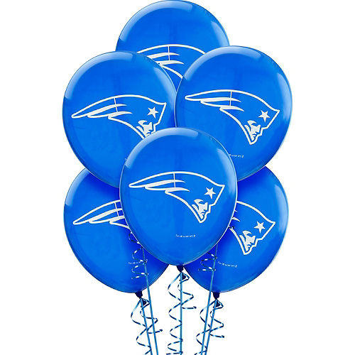 New England Patriots Balloons 6ct Image #1