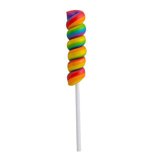 Rainbow Twisty Lollipops 20pc Image #2