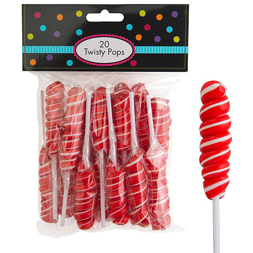 Nav Item for Red Twisty Lollipops 20pc Image #1