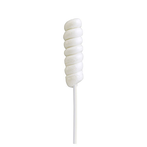 White Twisty Lollipops 20pc Image #2