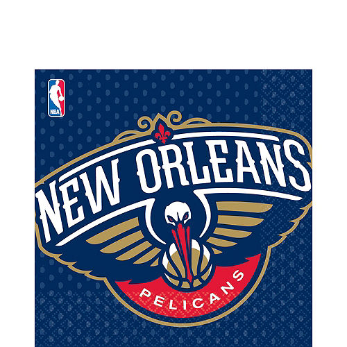 Nav Item for New Orleans Pelicans Lunch Napkins 16ct Image #1