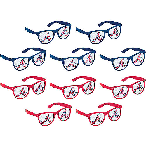 Atlanta Braves Printed Glasses 10ct Image #1